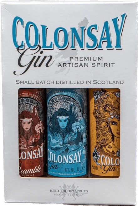 Colonsay Triple Gin Presentation Pack 3x10cl