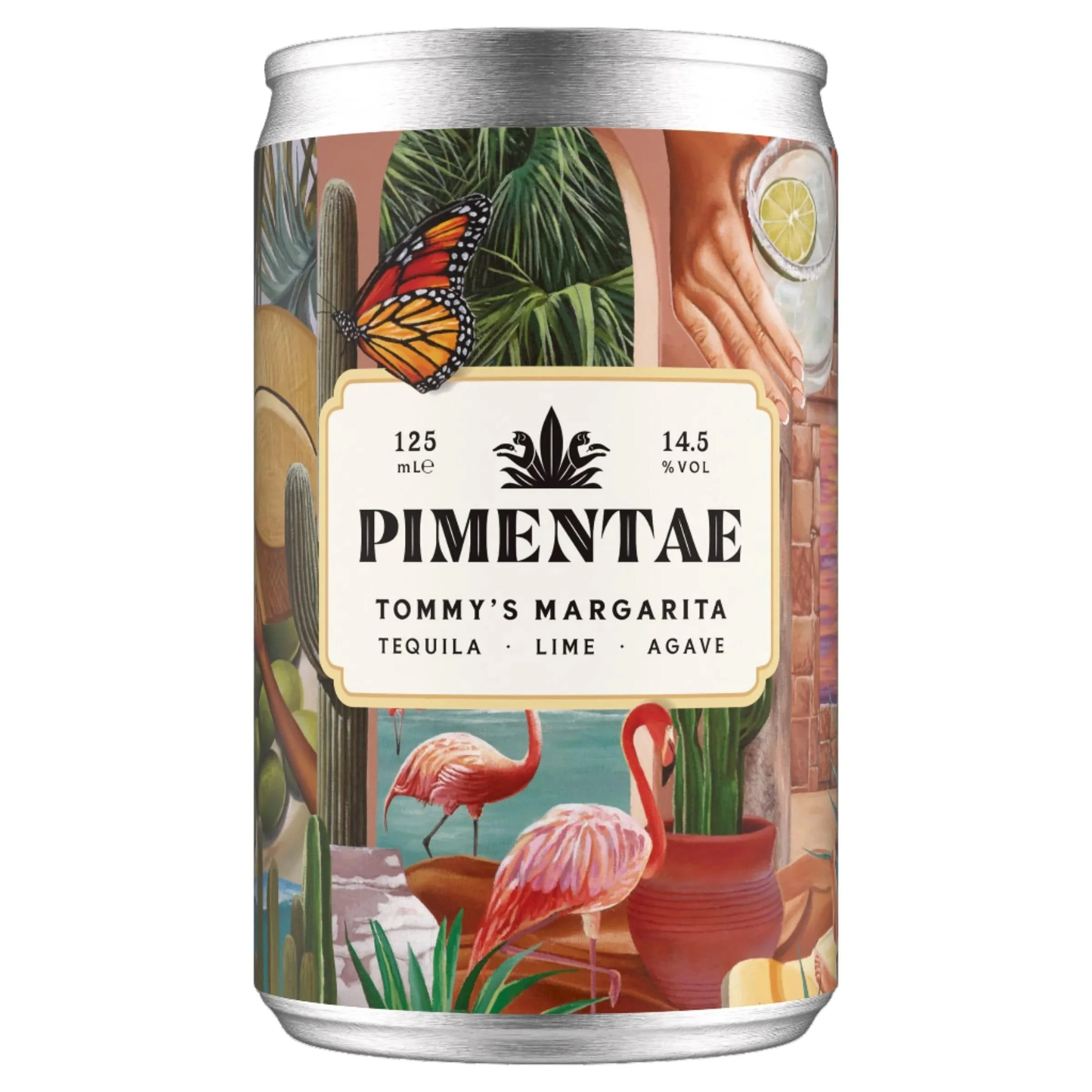 Pimentae Tommy's Margarita Ready To Drink Cocktail Cans 6x125ml
