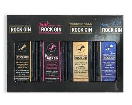 Cornish Rock Gin Minatures Gift Set 4x5cl