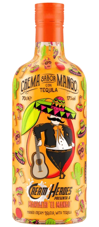 Cream Heroes Mariachi "El Mango" Mango Cream Liqueur With Tequila 70cl