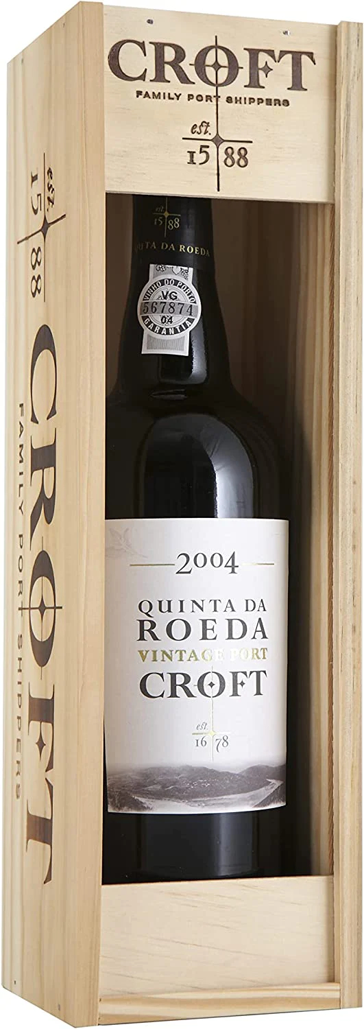 Croft Quinta Da Roeda Port Wine in Wooden Gift Box 75 cl