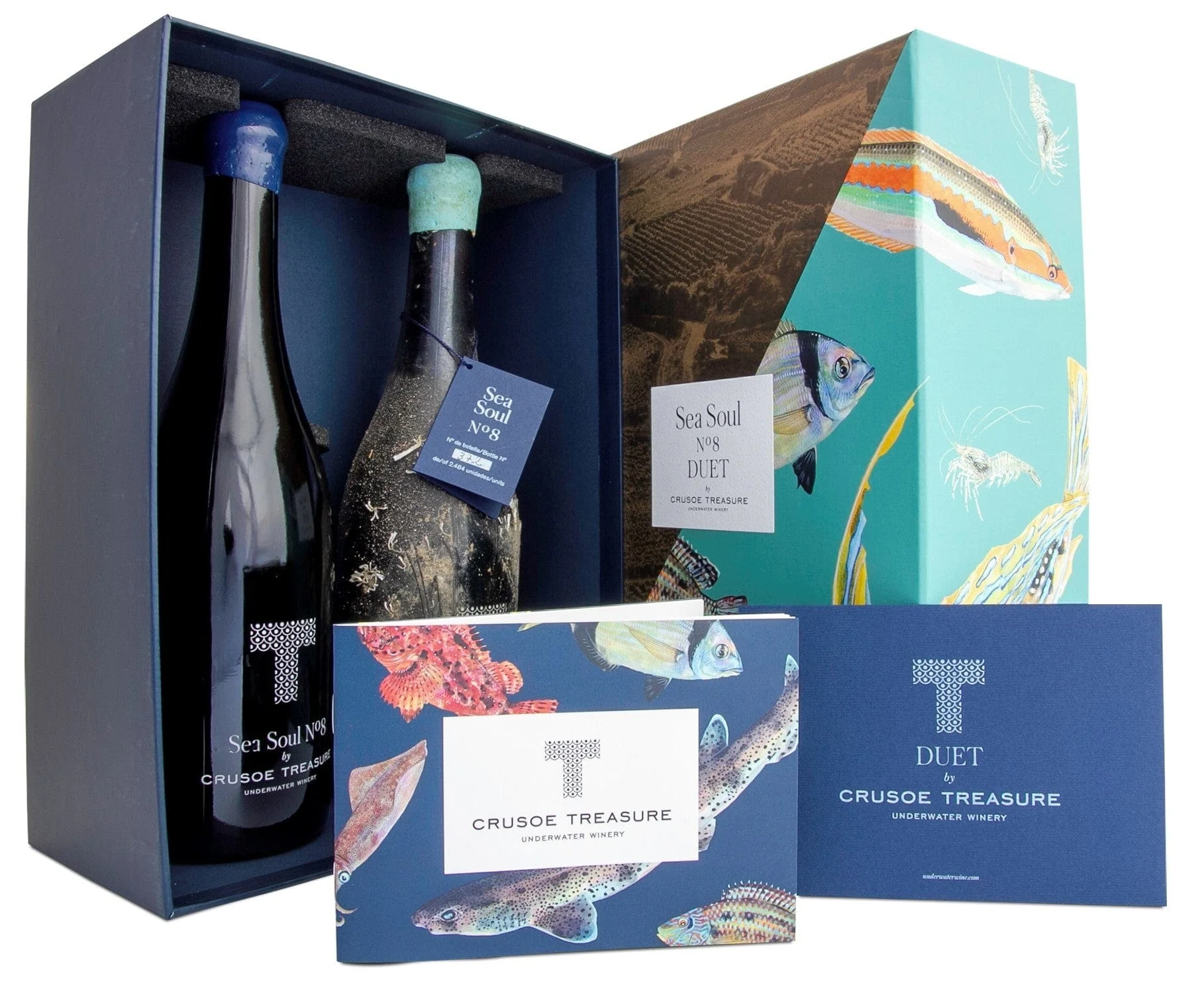 Crusoe Treasure Sea Soul No.8 Duet Red Wine 2x75cl