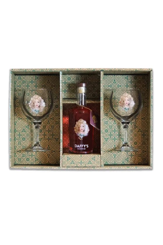 Daffy's Mulberry Gin 50cl Gift Box With 2 Goblets