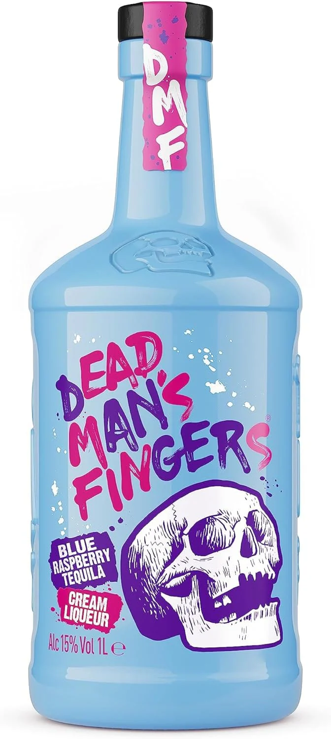 Dead Man's Fingers Blue Raspberry Tequila Cream Liqueur 1L