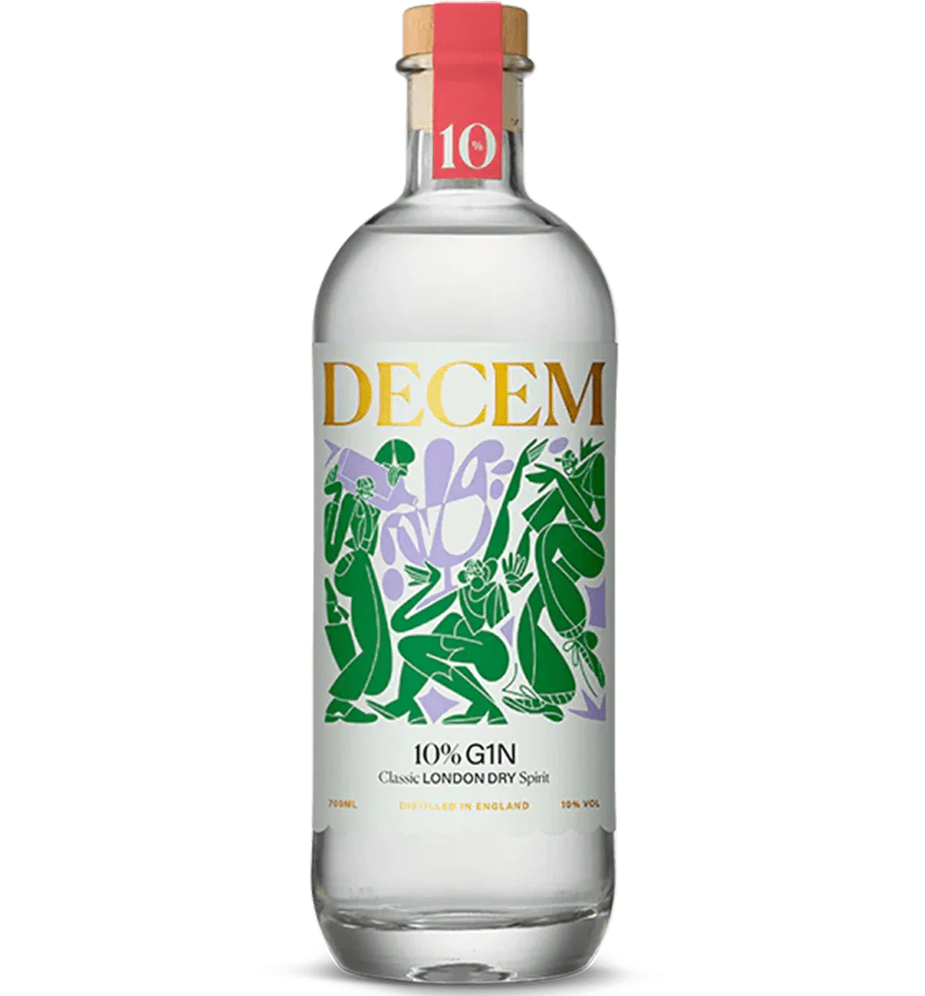 Decem London Dry Light Spirit Gin Alternative 70cl