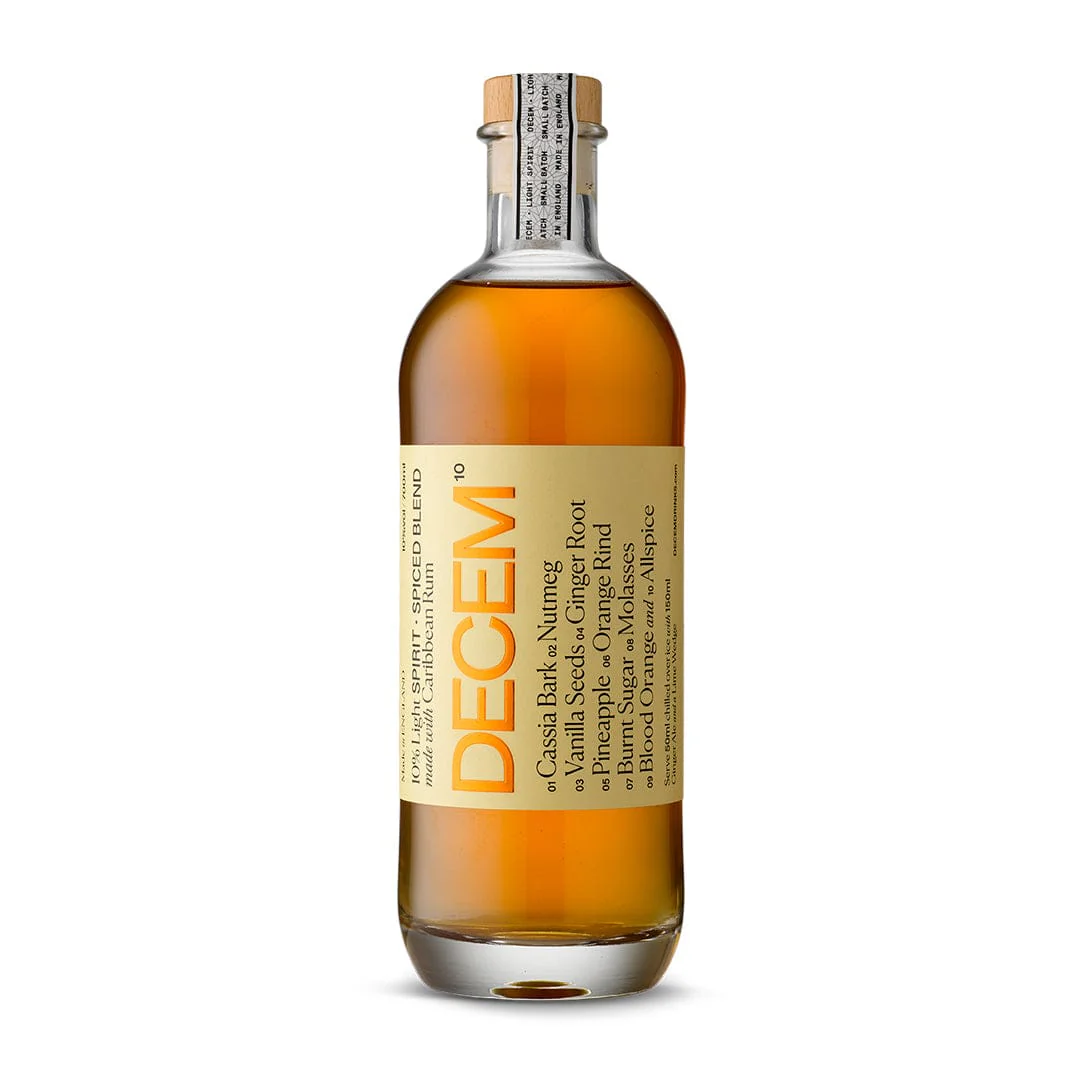 Decem Spiced Blend Light Spirit Rum Alternative 70cl
