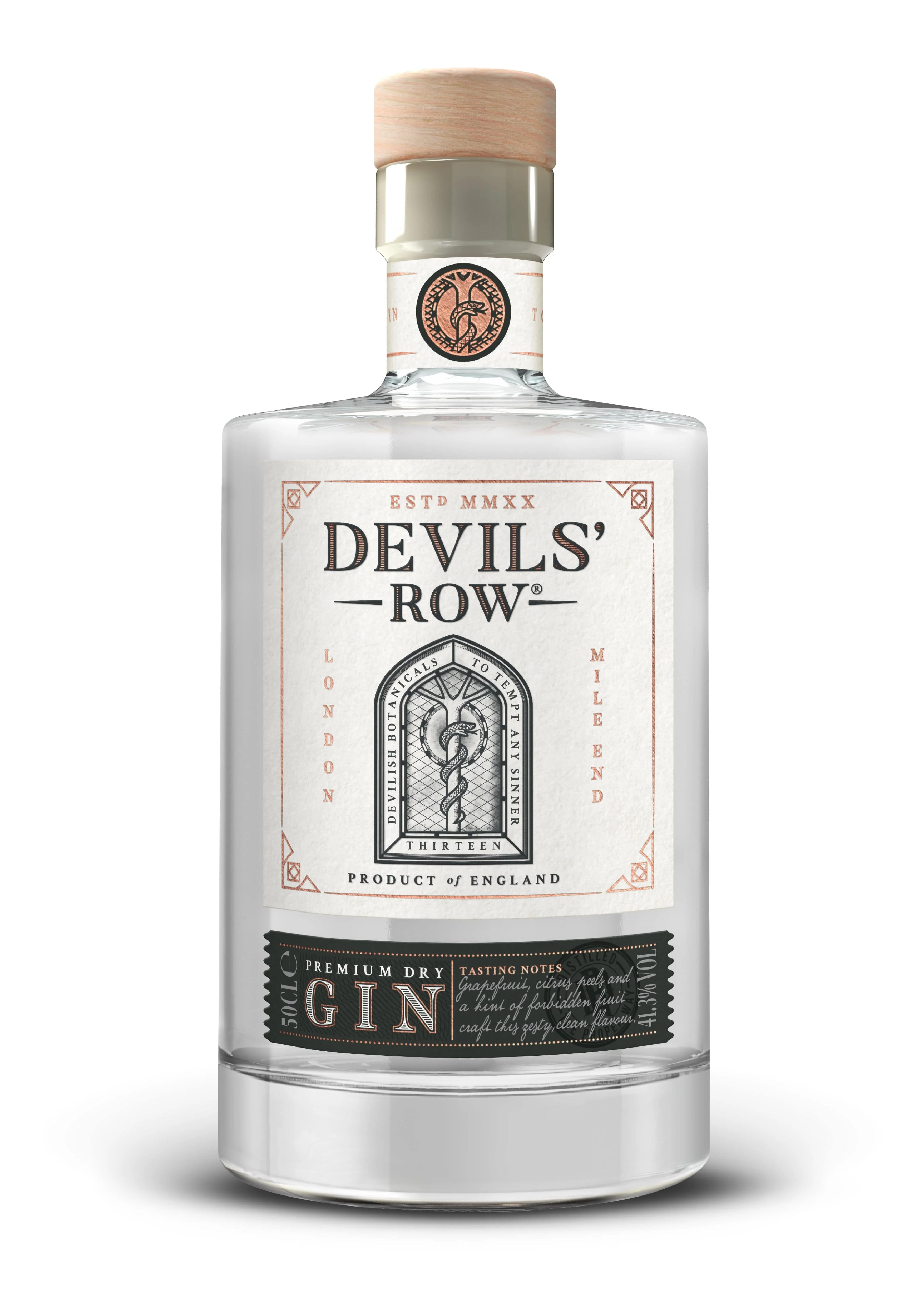 Devils' Row Premium Gin 50cl
