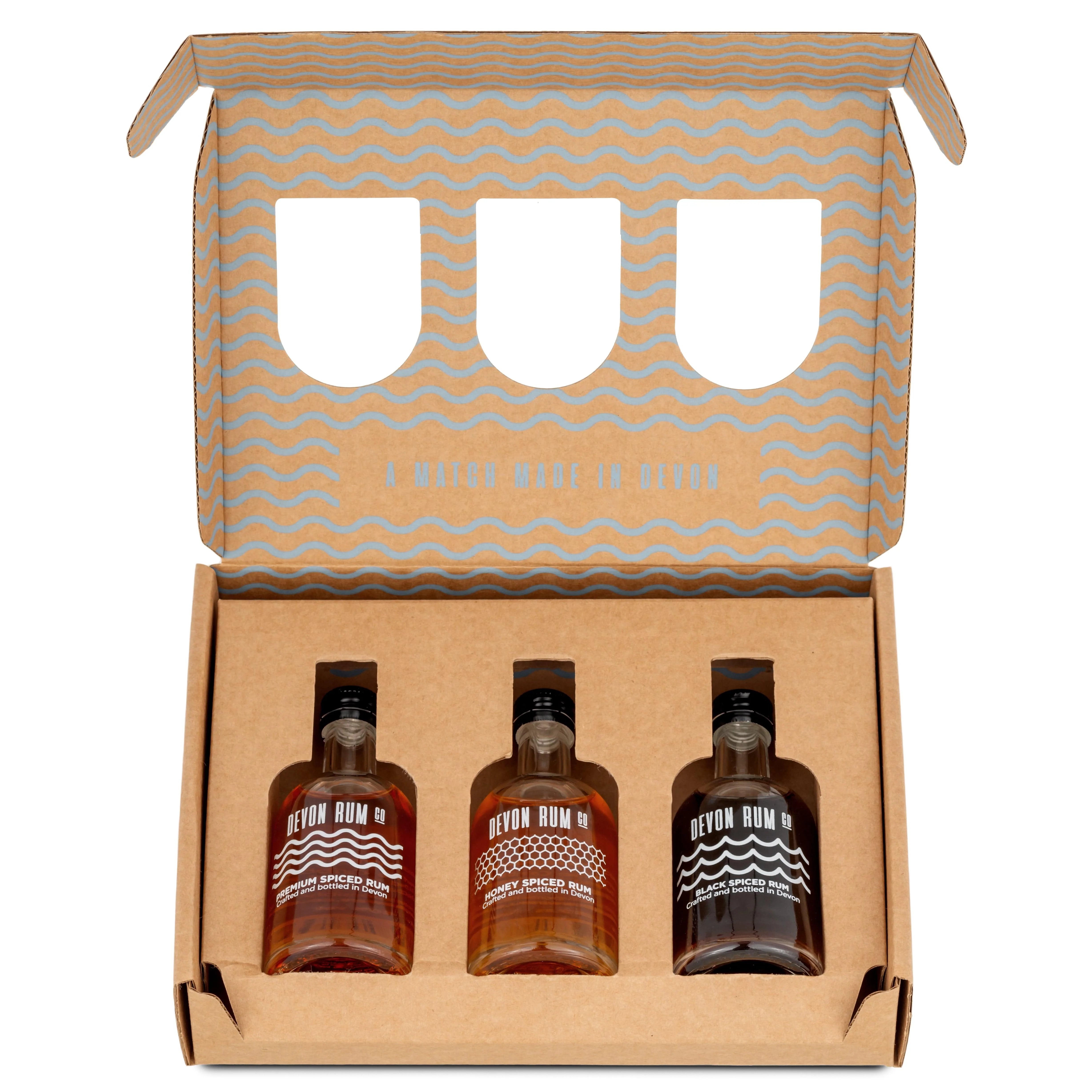 Devon Rum Miniature Gift Set 3x5cl - Image 2