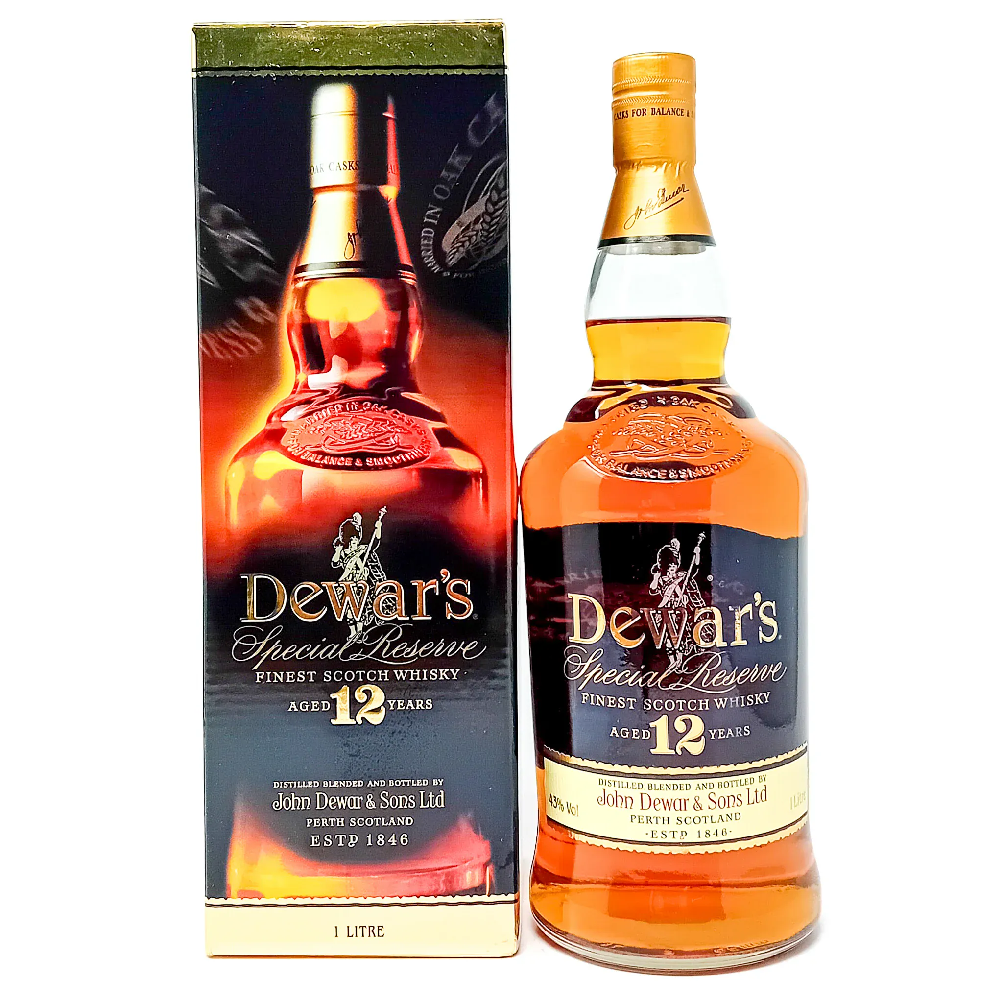 Dewar's 12 Year Old Special Reserve Blended Scotch Whisky 1L