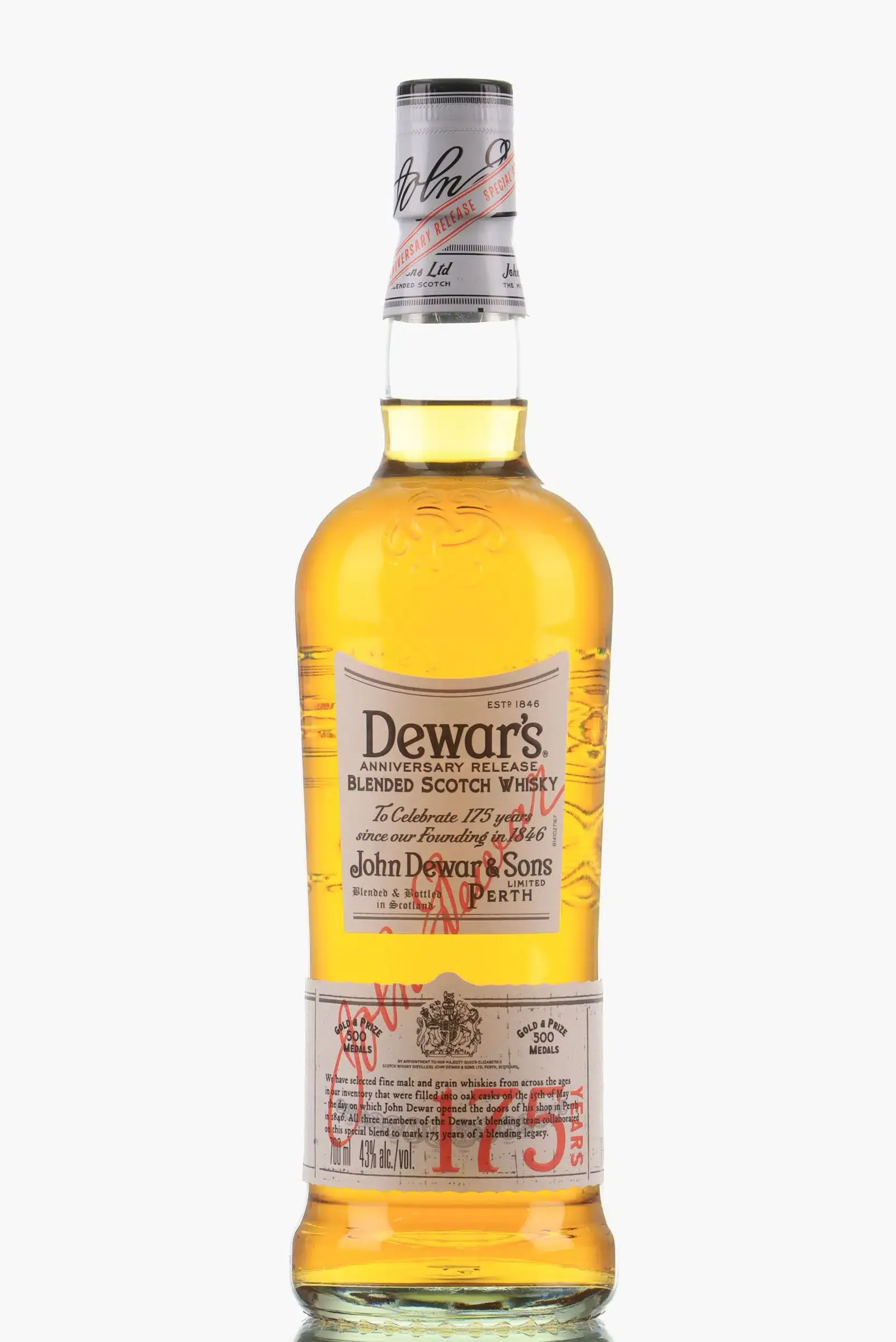 Dewar's 175th Anniversary Blended Scotch Whisky 70cl