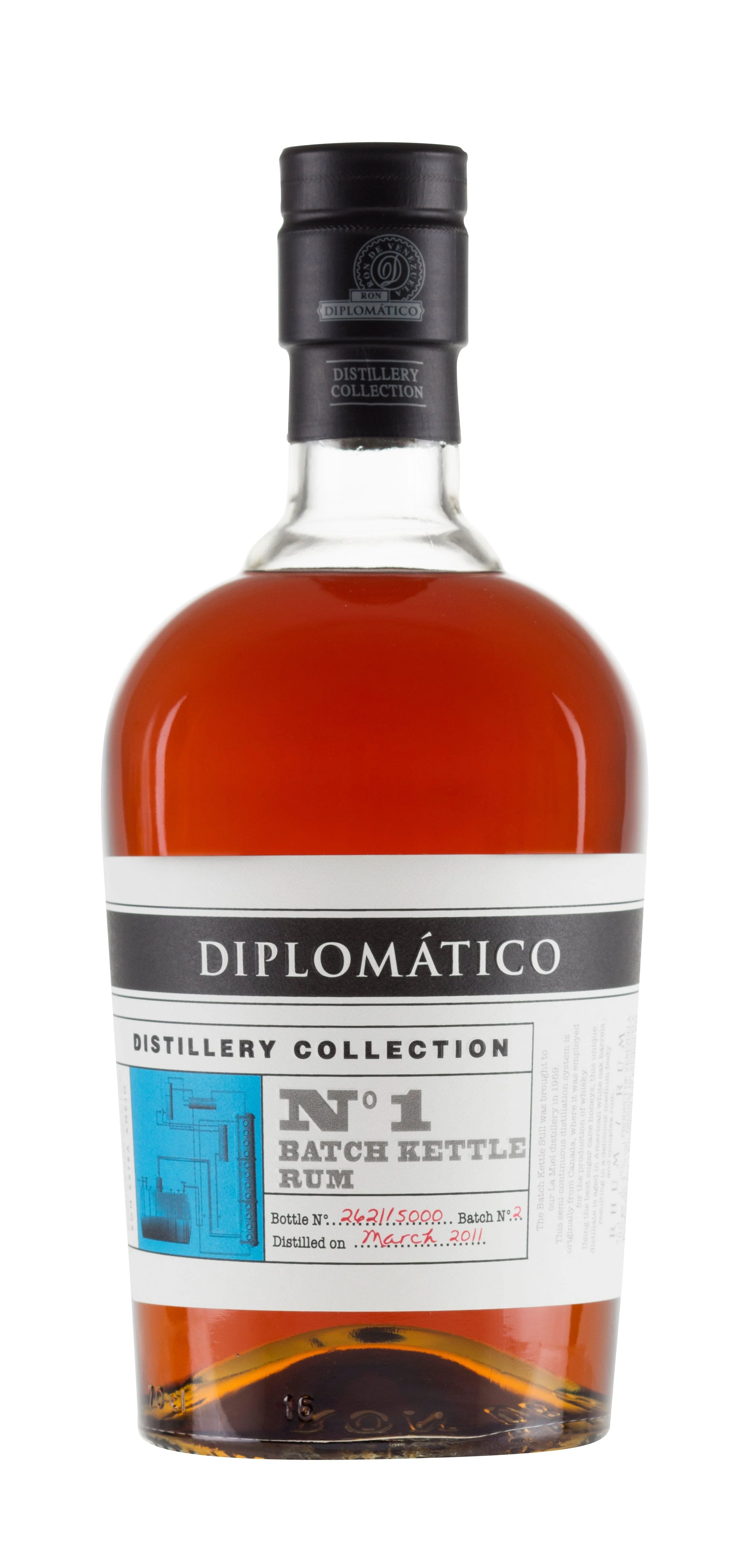 Diplomático Distillery Collection No.1 Batch Kettle Rum 70cl - Image 2