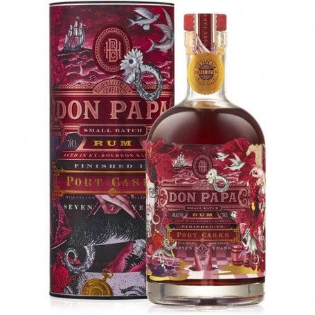 Don Papa Rum Port Cask Finish With Limited Edition Gift Canister 70cl