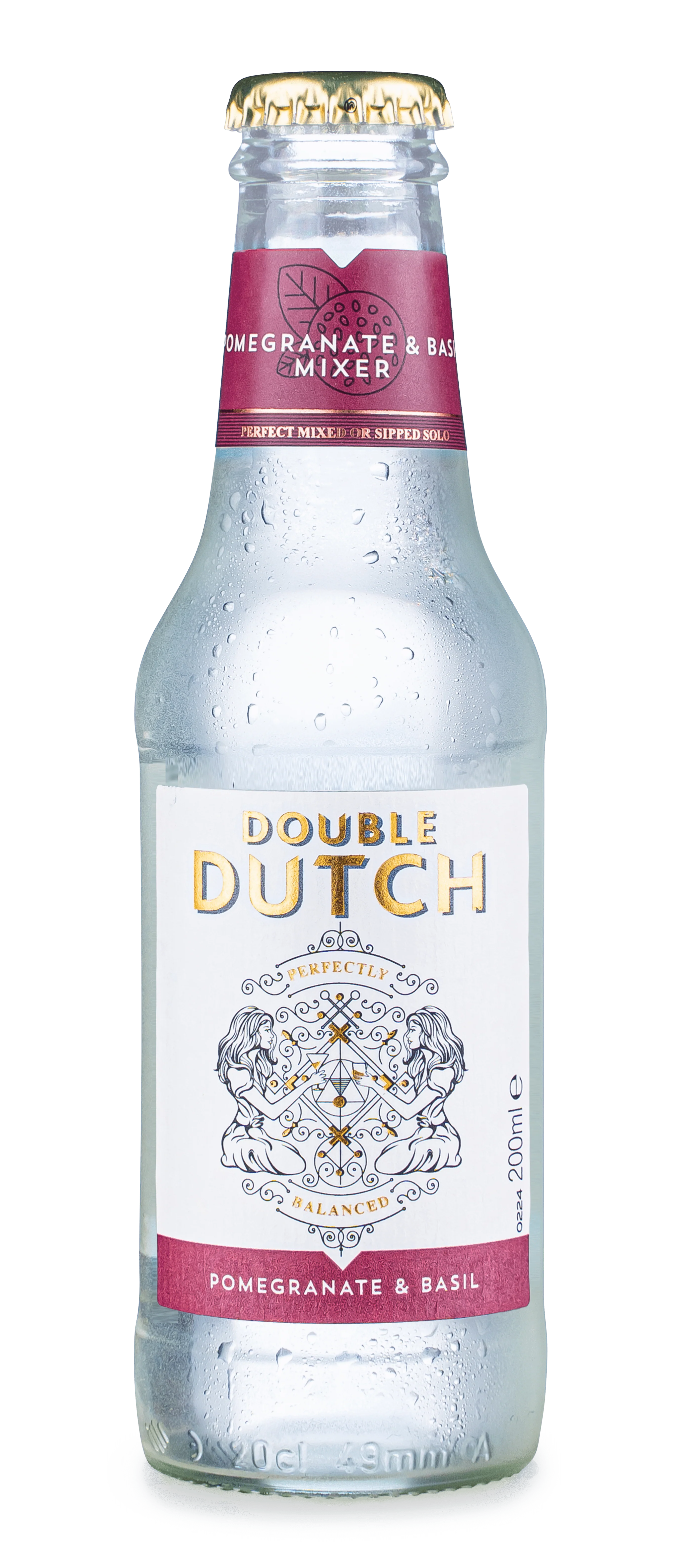 Double Dutch Pomegranate & Basil 4x200ml
