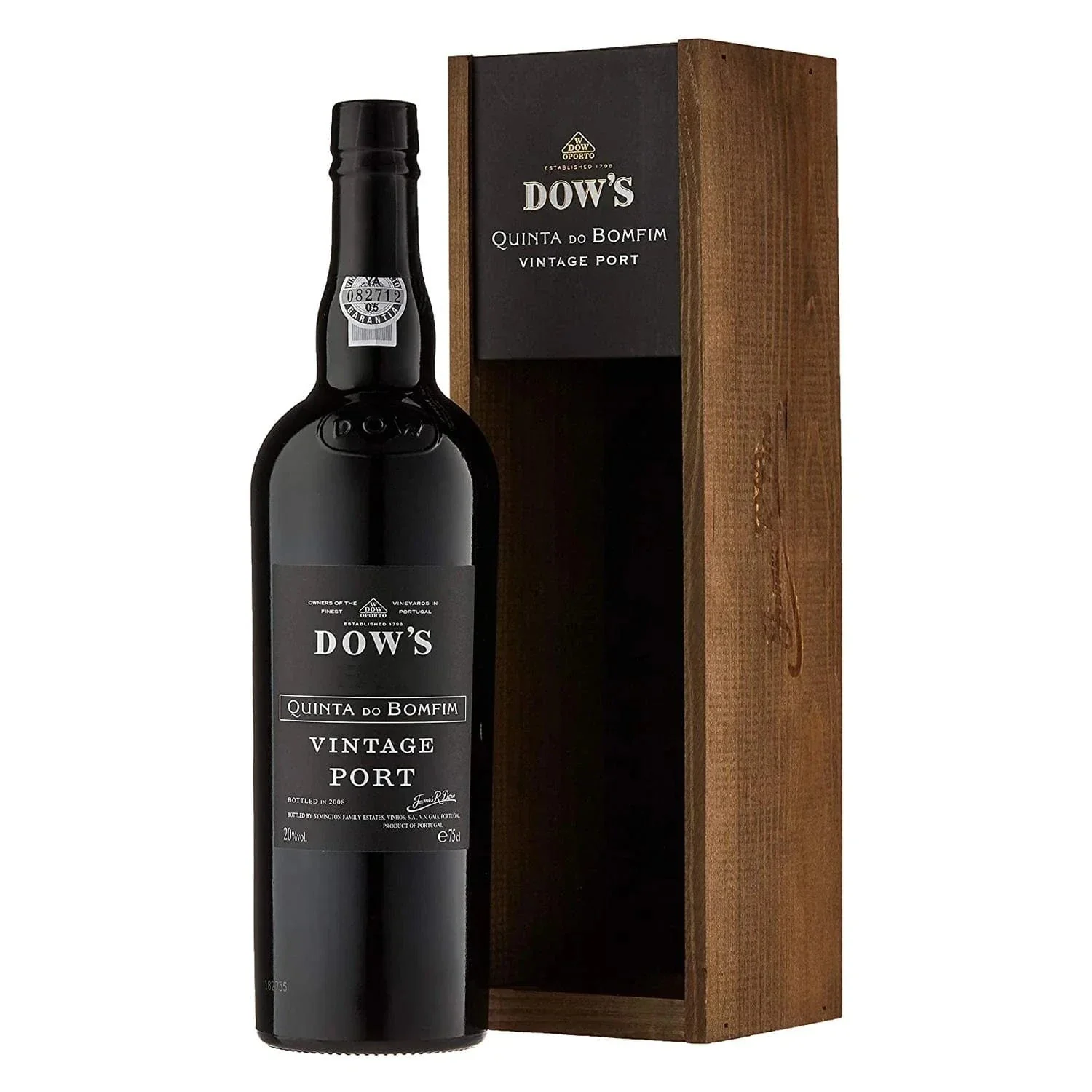 Dow's Quinta Do Bomfim Vintage Port 2013 Wooden Gift Box 75cl