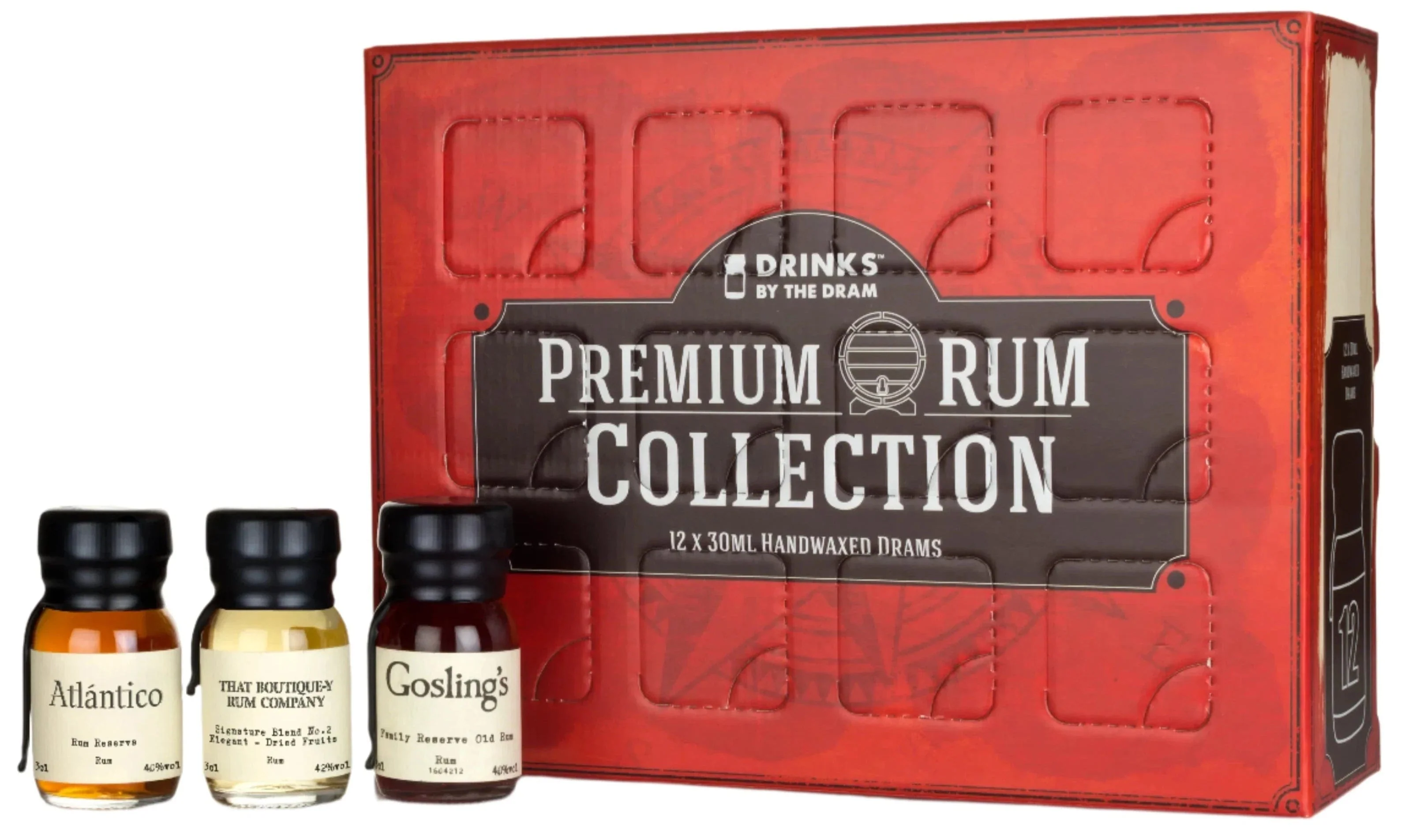 Drinks by the Dram 12 Day Premium Rum Advent Calendar 12x3cl