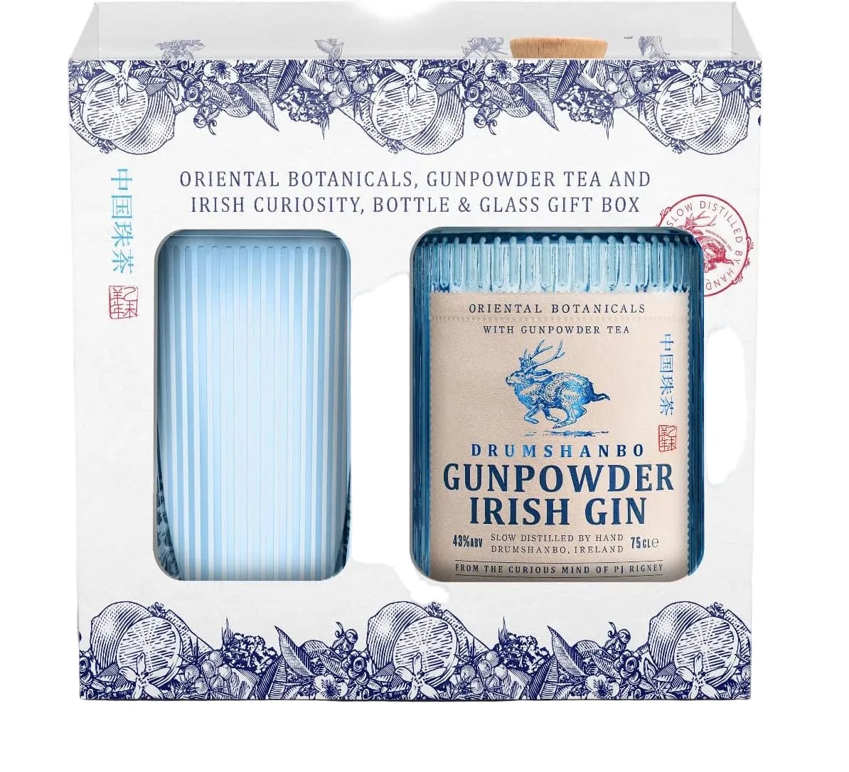 Drumshanbo Gunpowder Irish Gin Glass Pack 70cl