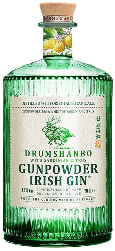 Drumshanbo Gunpowder Sardinian Citrus Irish Gin 70cl
