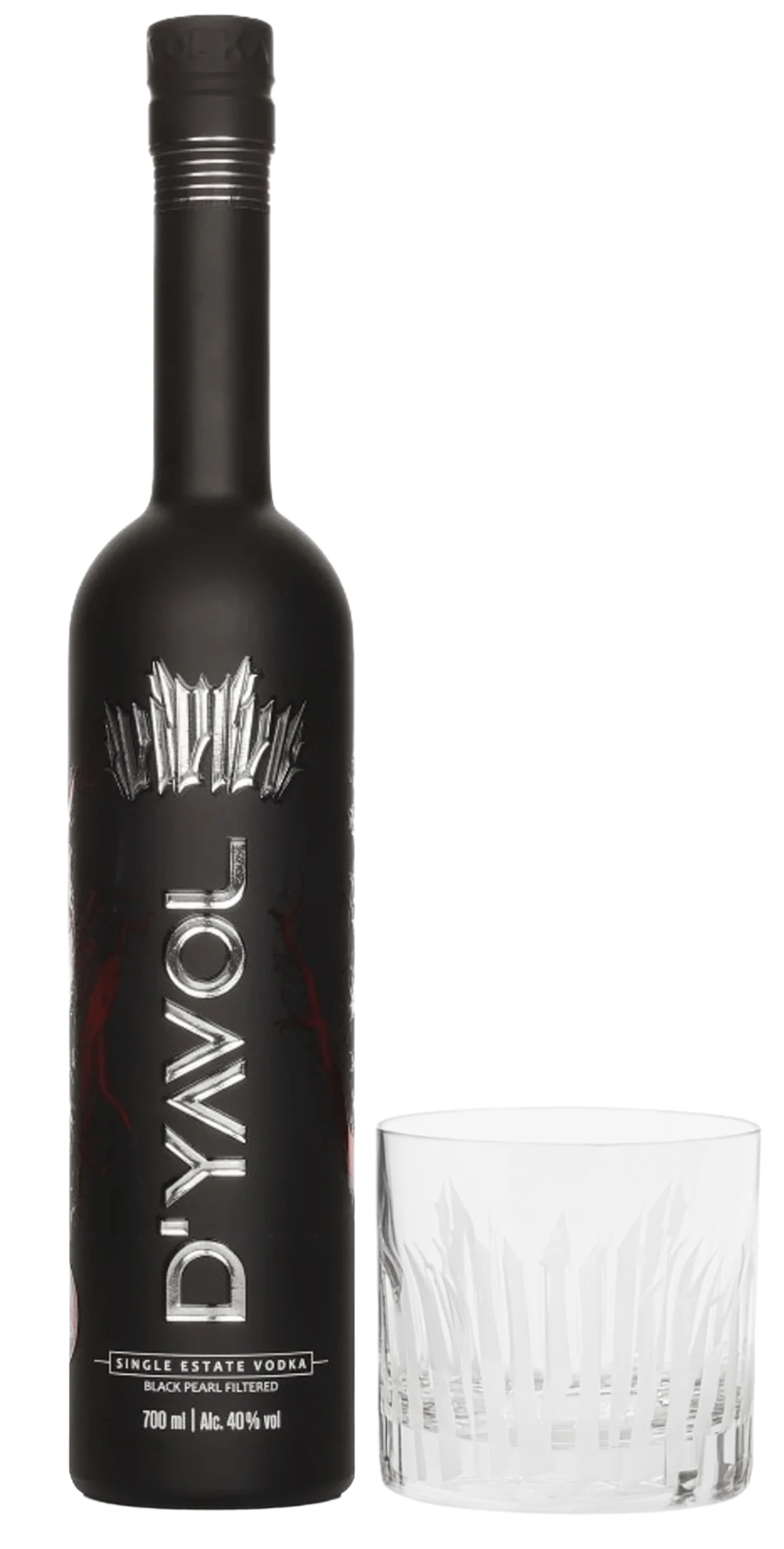 D'YAVOL Single Estate Vodka & Glass 70cl
