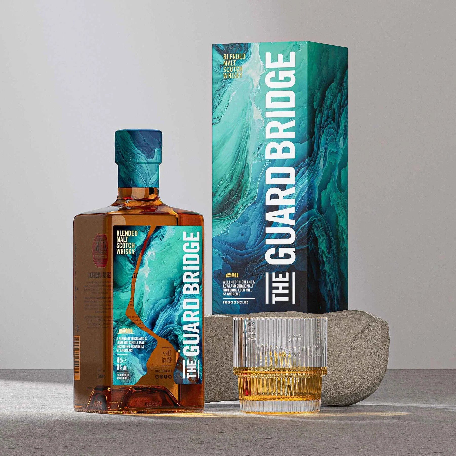 Eden Mill The Guard Bridge Limited Edition Blended Scotch Whisky Gift Box 70cl - Image 2