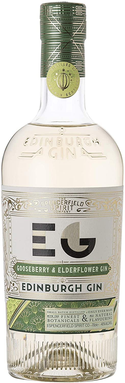 Edinburgh Gin Gooseberry and Elderflower Flavoured Gin 70cl
