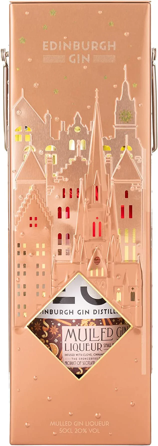 Edinburgh Gin Mulled Gin Liqueur Limited Edition Lantern 50cl