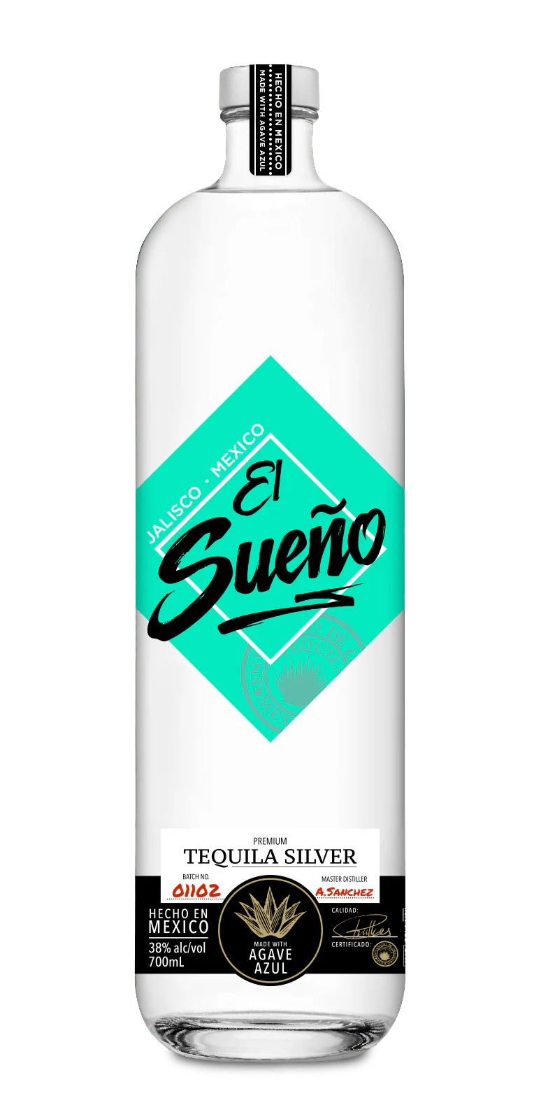 El SueƱo Tequila Silver 70cl
