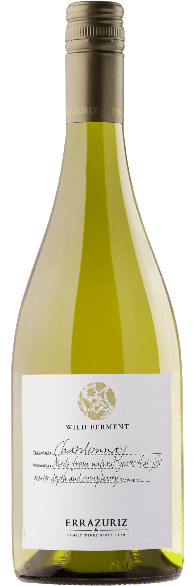 Errazuriz ‘Wild Ferment’ Chardonnay 2020 75cl