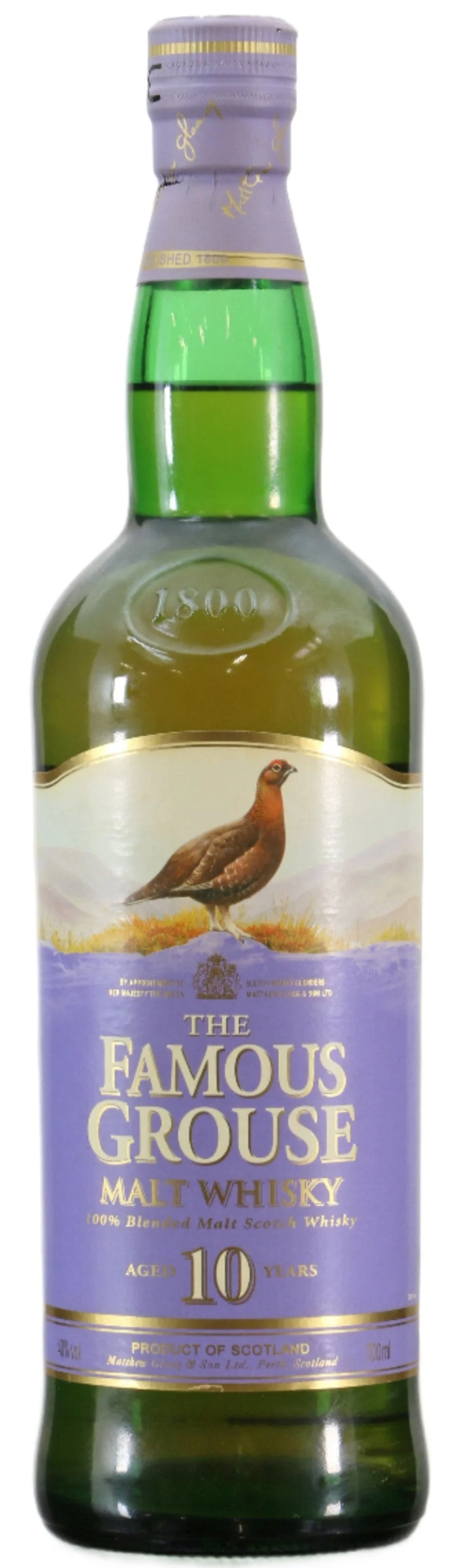 The Famous Grouse 10 Years Old Old Design Blended Scotch Whisky 70cl