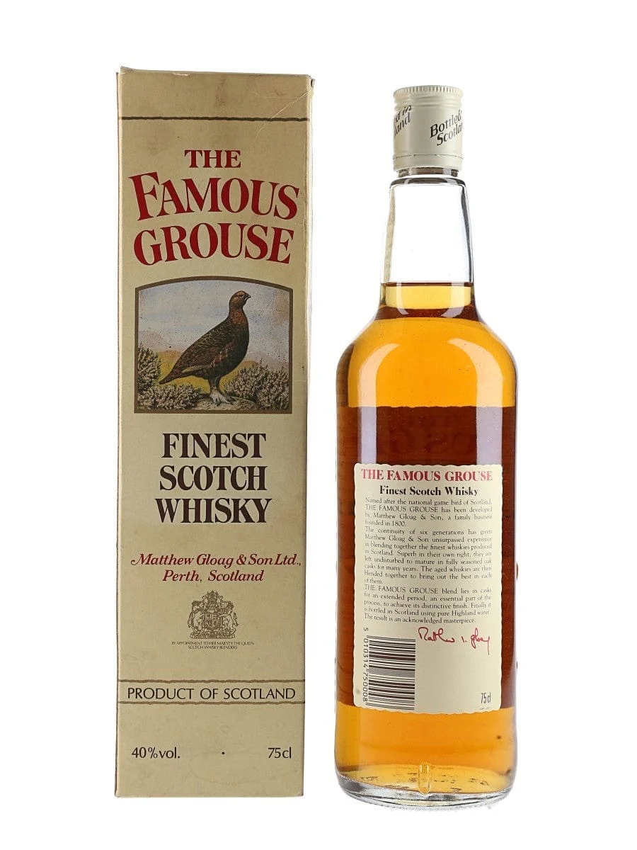 The Famous Grouse Finest Blended Scotch Whisky 1990's Bottling Gift Box 75cl - Image 2