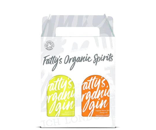 Fatty's Organic London Dry Gin & Winter Spiced Orange Gin 2x20cl