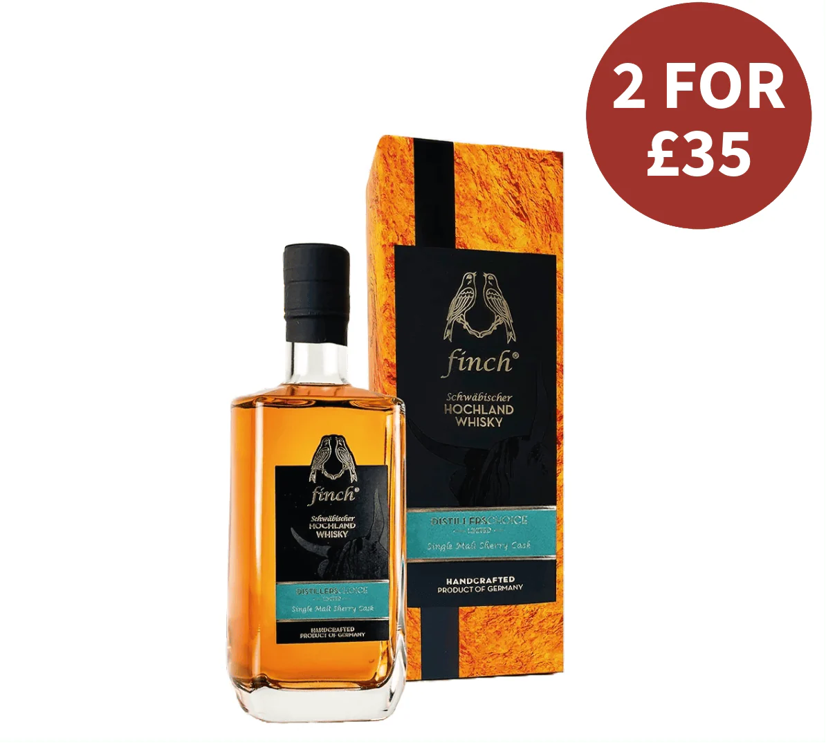 Finch 10 Year Old Distillers Choice Smoky Single Malt Whisky 50cl