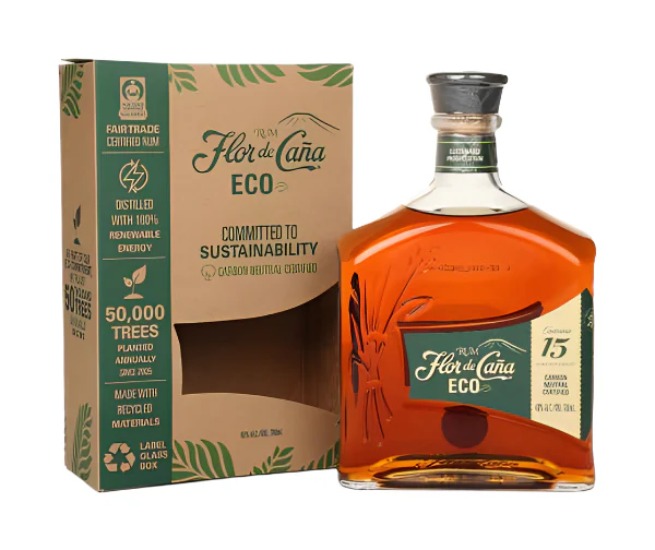 Flor de CaƱa Eco 15 Rum Gift Box 70cl