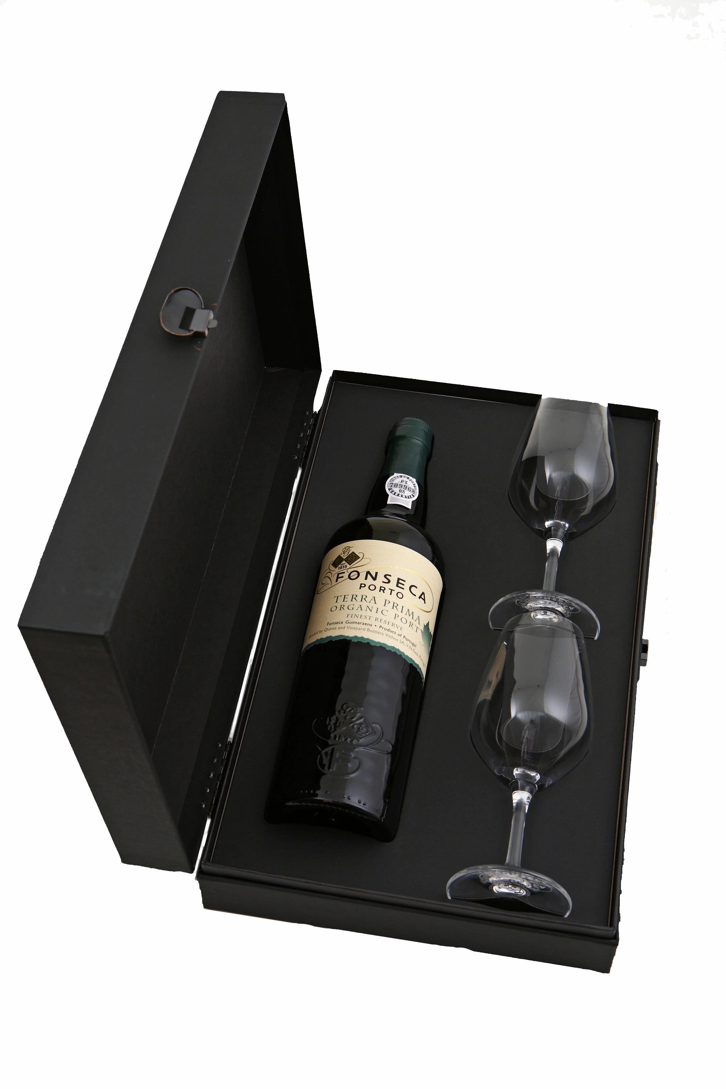 Fonseca Terra Prima Organic Port 75cl & Two Glasses Gift Pack
