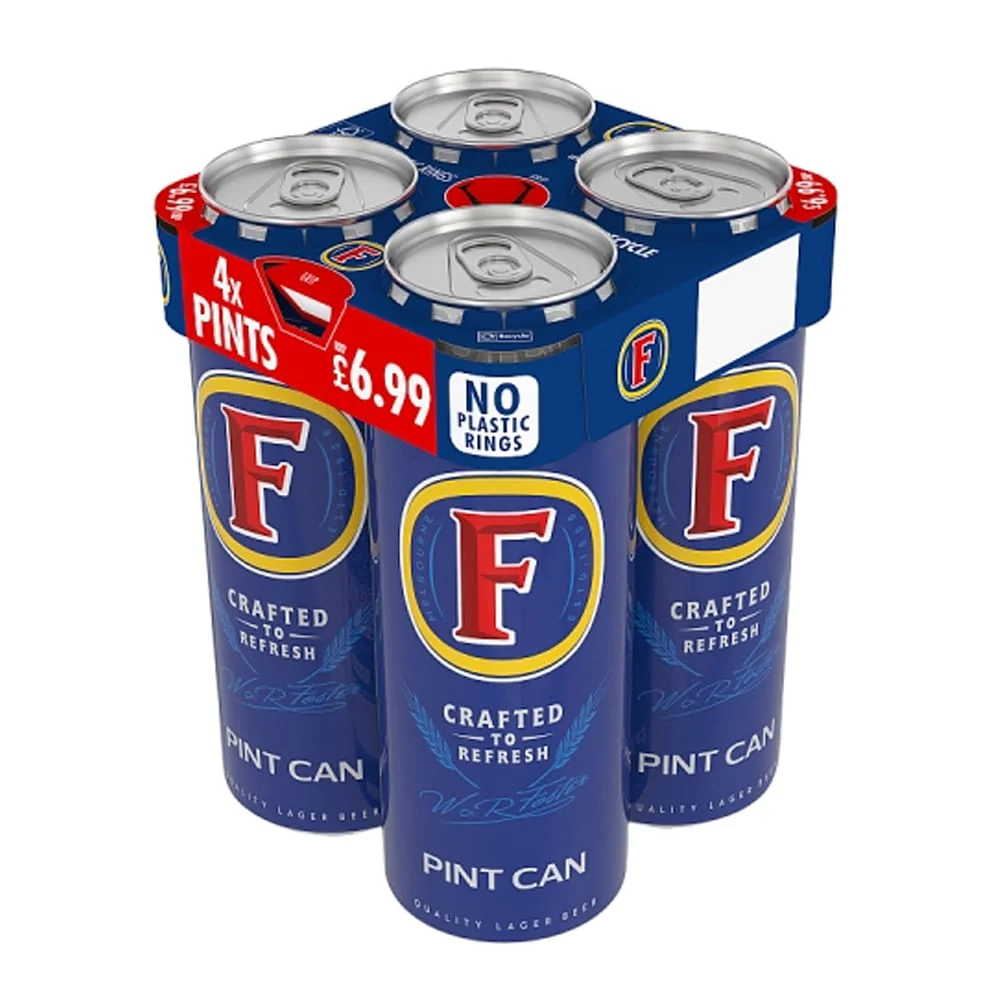 Foster's Lager Pint Cans 24x568ml PM £6.99