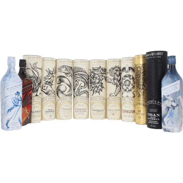 Game Of Thrones Limited Edition Scotch Whisky Set 12x70cl