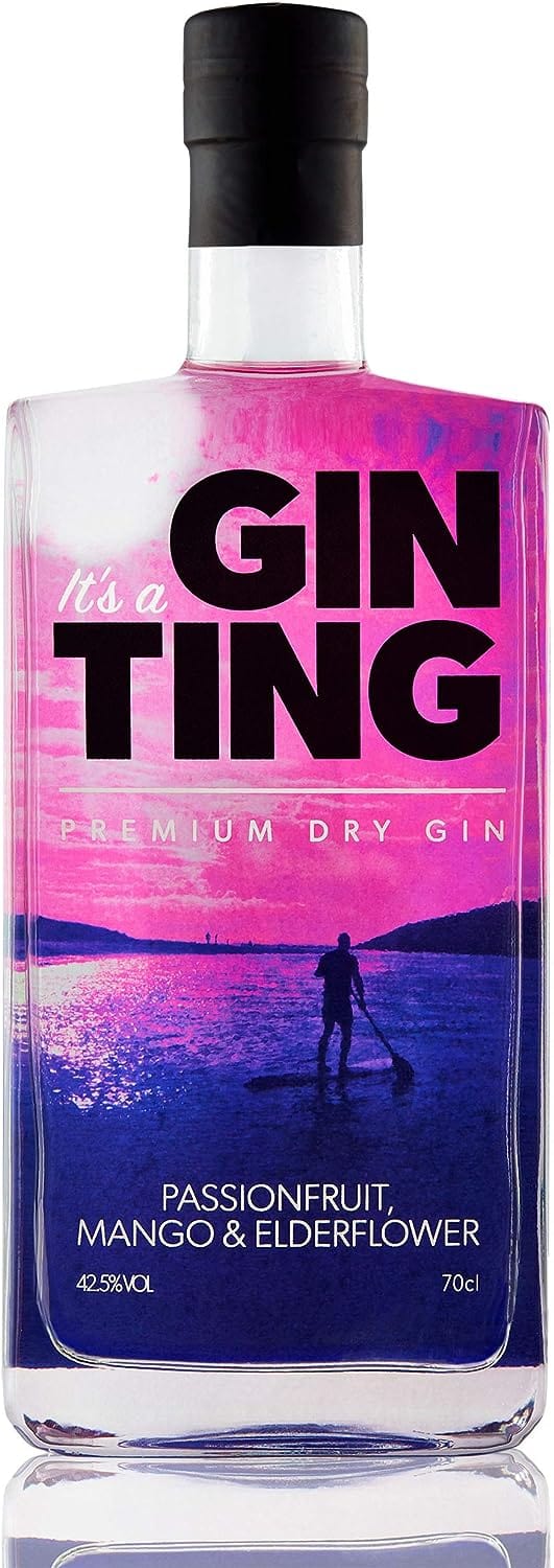 GinTing Passionfruit, Mango & Elderflower Gin 70cl