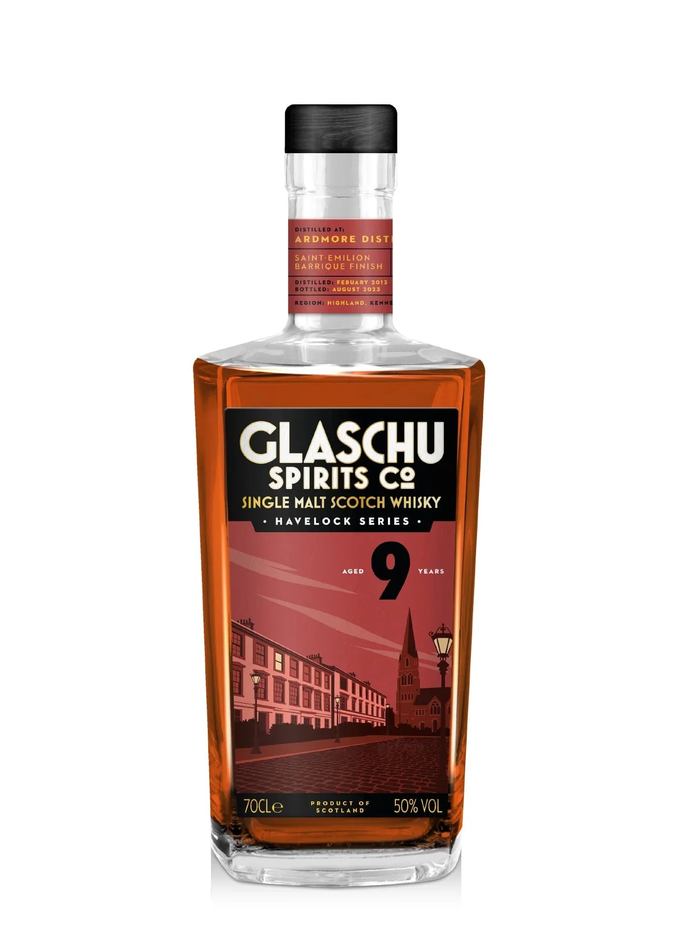 Glaschu Spirits Ardlair 9 Year Old Saint Emilion Barrique 70cl