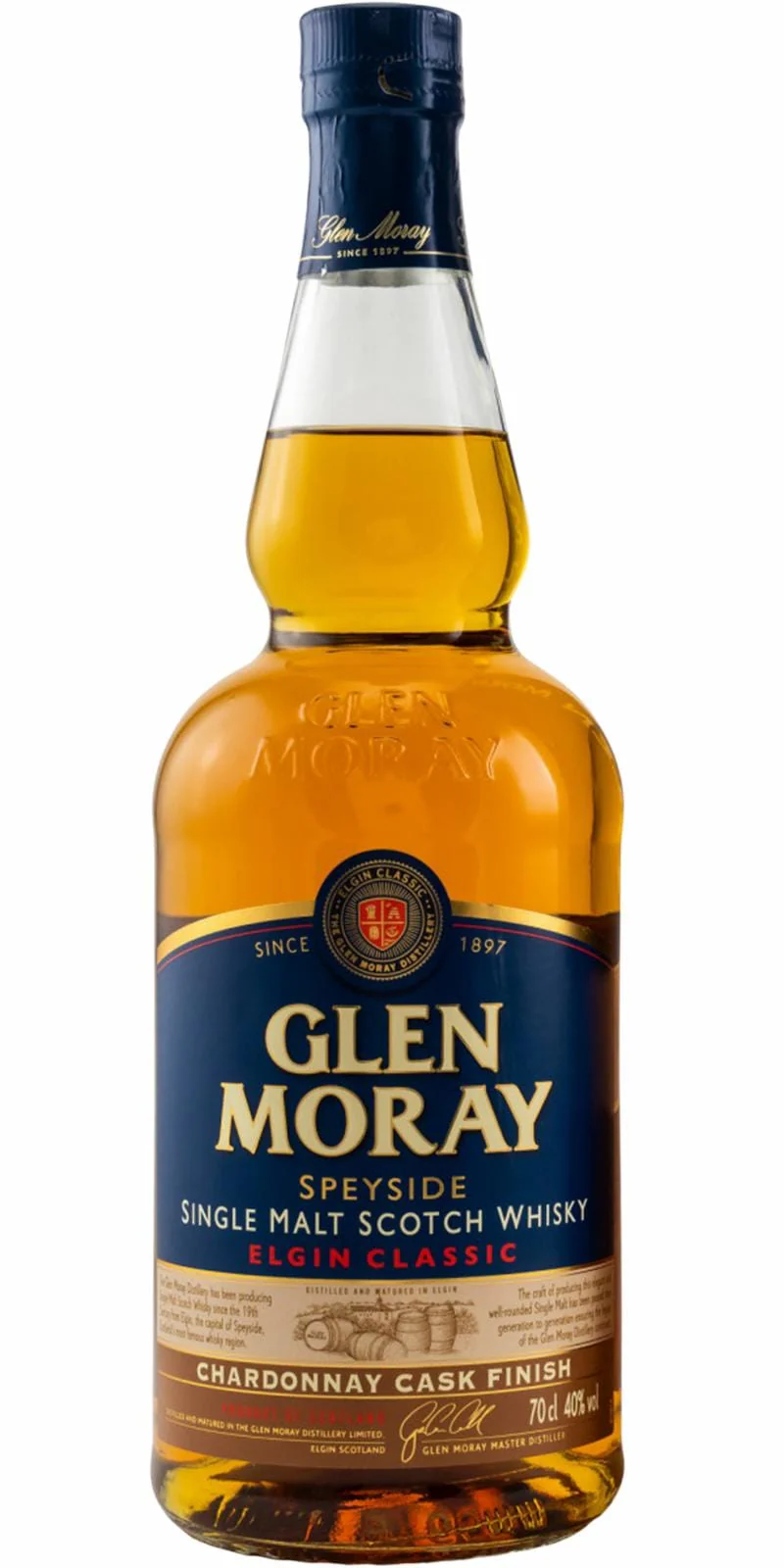 Glen Moray Speyside Single Malt Scotch Whisky 70cl