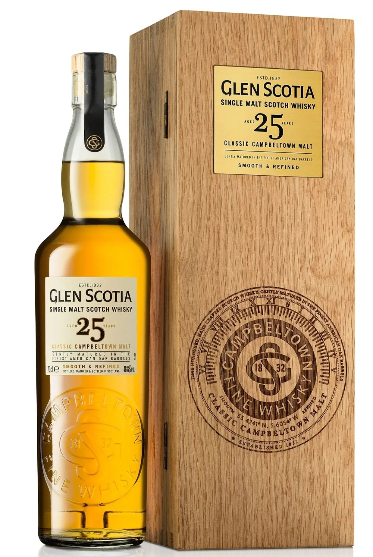 Glen Scotia 25 Year Old Single Malt Scotch Whisky 70cl