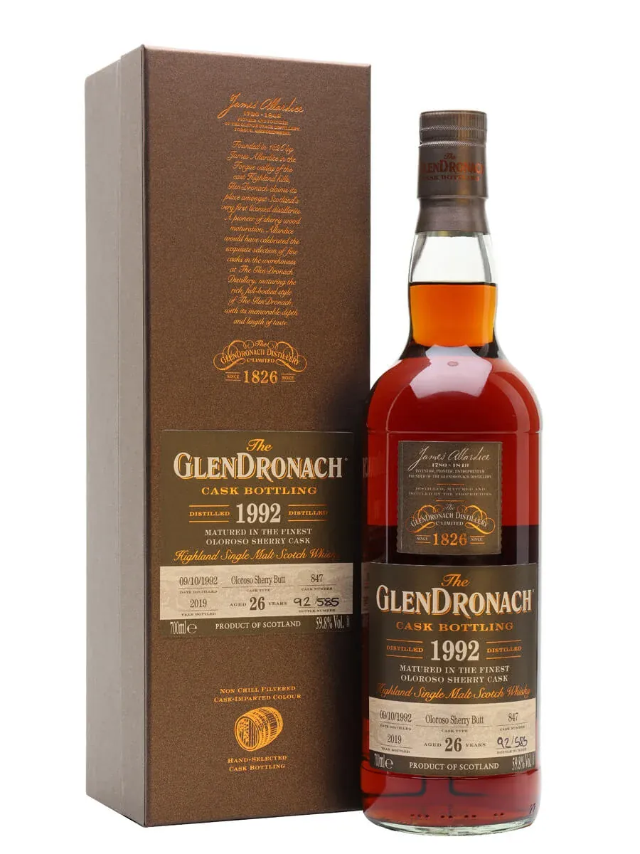 Glendronach 1992 26 Year Old Single Malt Scotch Whisky 70cl