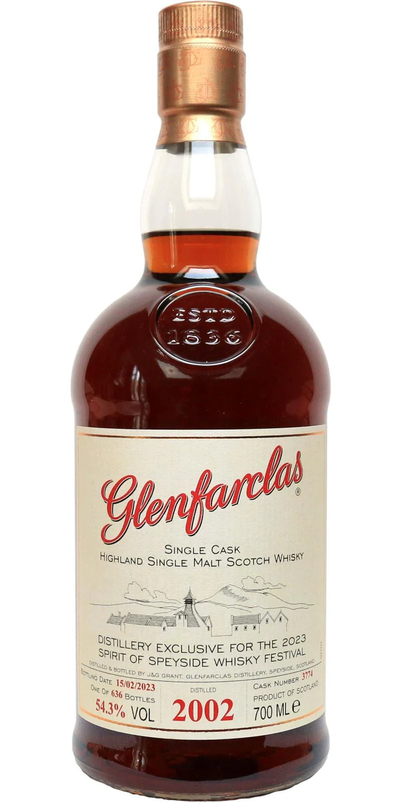 Glenfarclas 2002 Spirit of Speyside Festival 2023 70cl - Image 2