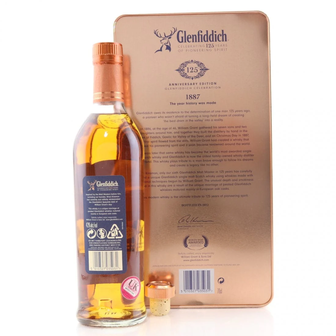 Glenfiddich 125th Anniversary Edition Single Malt Scotch Whisky 70cl - Image 2
