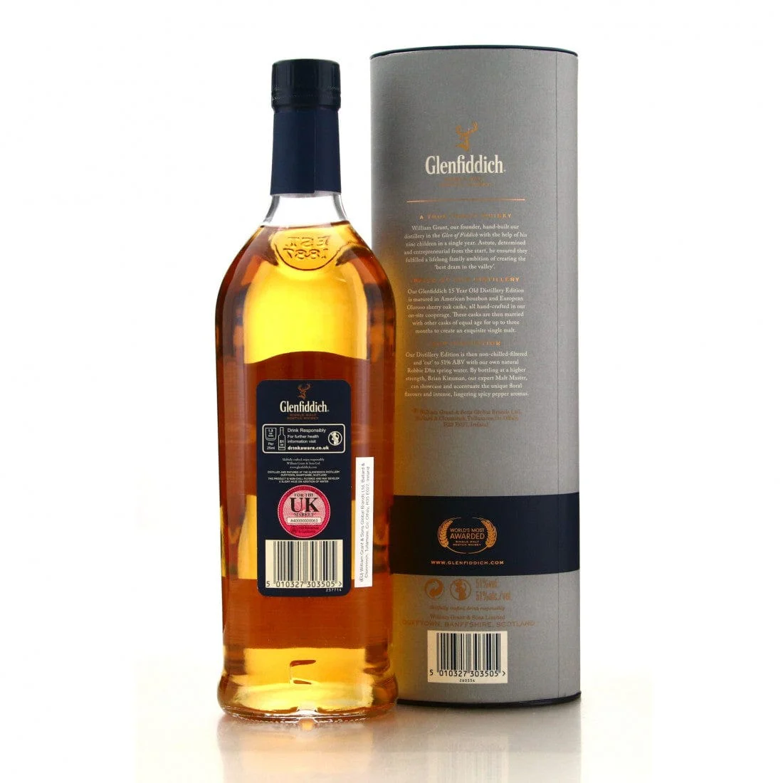 Glenfiddich 15 Year Old Distillery Edition Single Malt Scotch Whisky 1L - Image 2