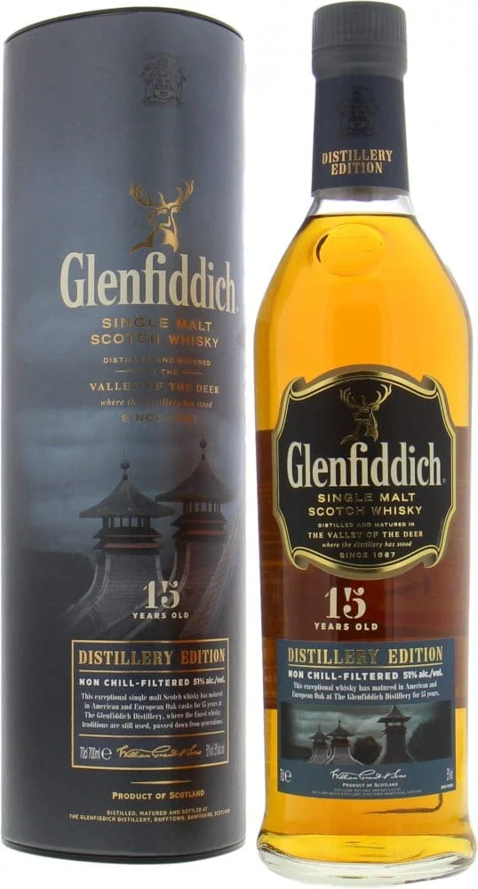 Glenfiddich 15 Year Old Distillery Edition Single Malt Scotch Whisky 70cl