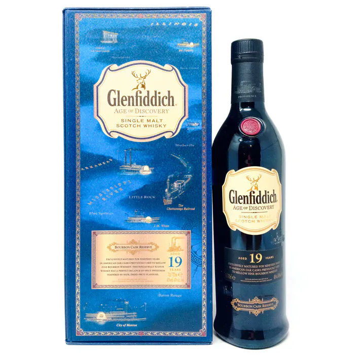 Glenfiddich 19 Year Old Age Of Discovery Bourbon Cask Reserve 70cl