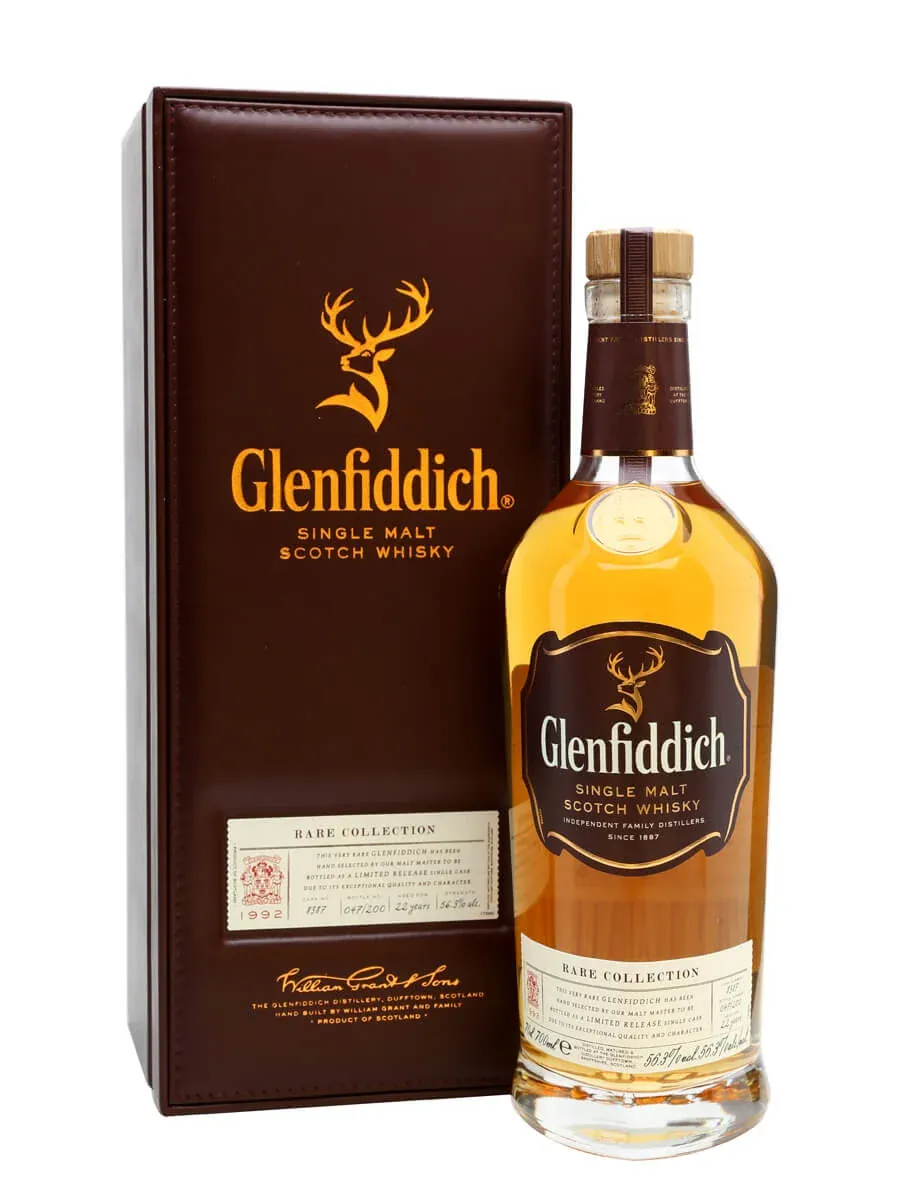 Glenfiddich 1992 22 Year Old Rare Collection Cask Single Malt Scotch Whisky 70cl