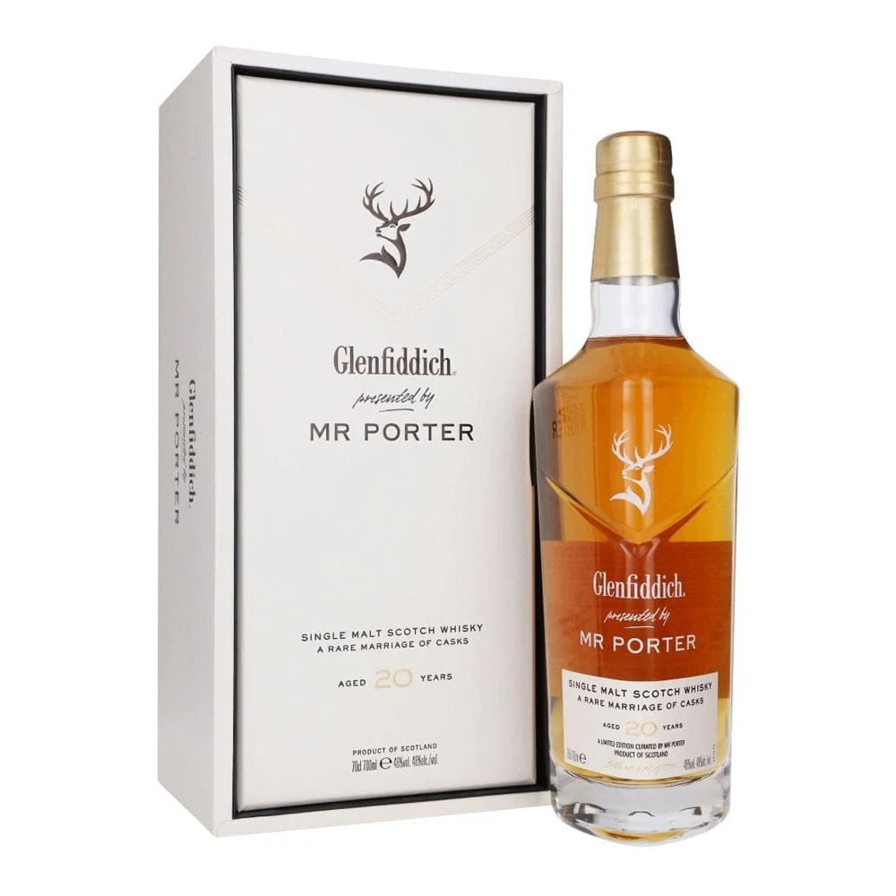 Glenfiddich 20 Year Old Mr Porter Limited Edition Single Malt Scotch Whisky 70cl
