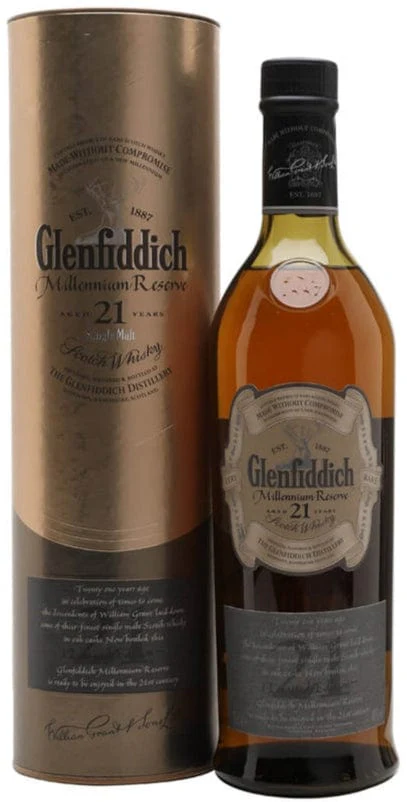 Glenfiddich 21 Year Old Millenium Reserve Single Malt Scotch Whisky 70cl