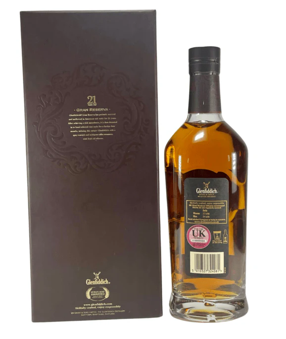 Glenfiddich 21 Year Old Reserva Rum Cask Finish (Old Design) 70cl - Image 2