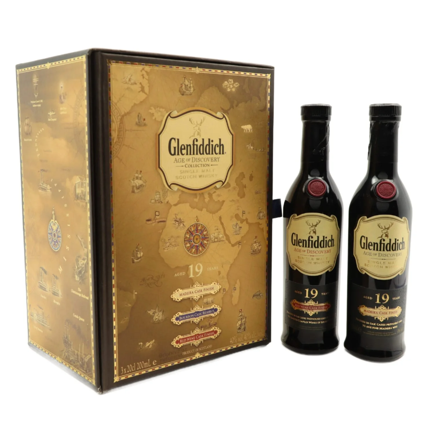 Glenfiddich Age Of Discovery 19 Year Old Madeira & Red Wine Cask 2x20cl